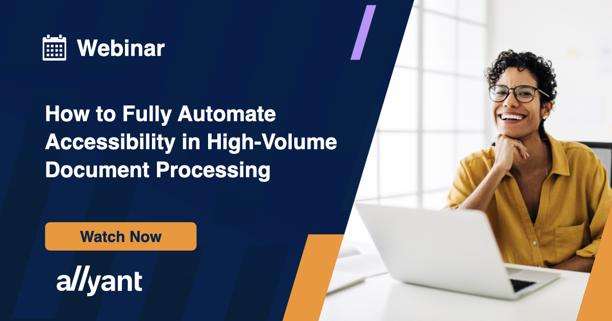 How to Fully Automate Accessibility in High-Volume Document Processing ...
