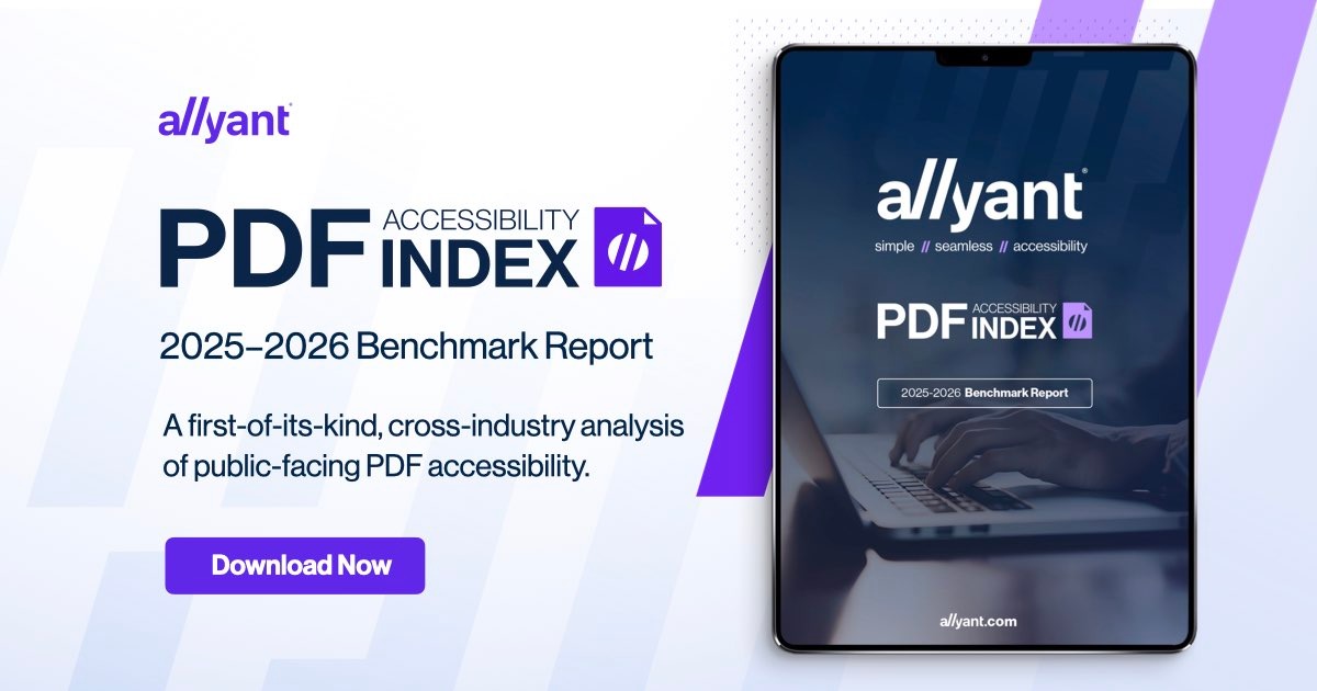 PDF Accessibility Index 2025–2026 Benchmark Report
